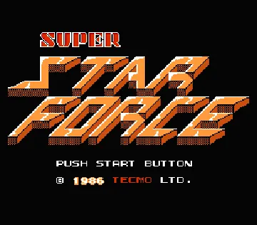 Super Star Force (Japan) screen shot title